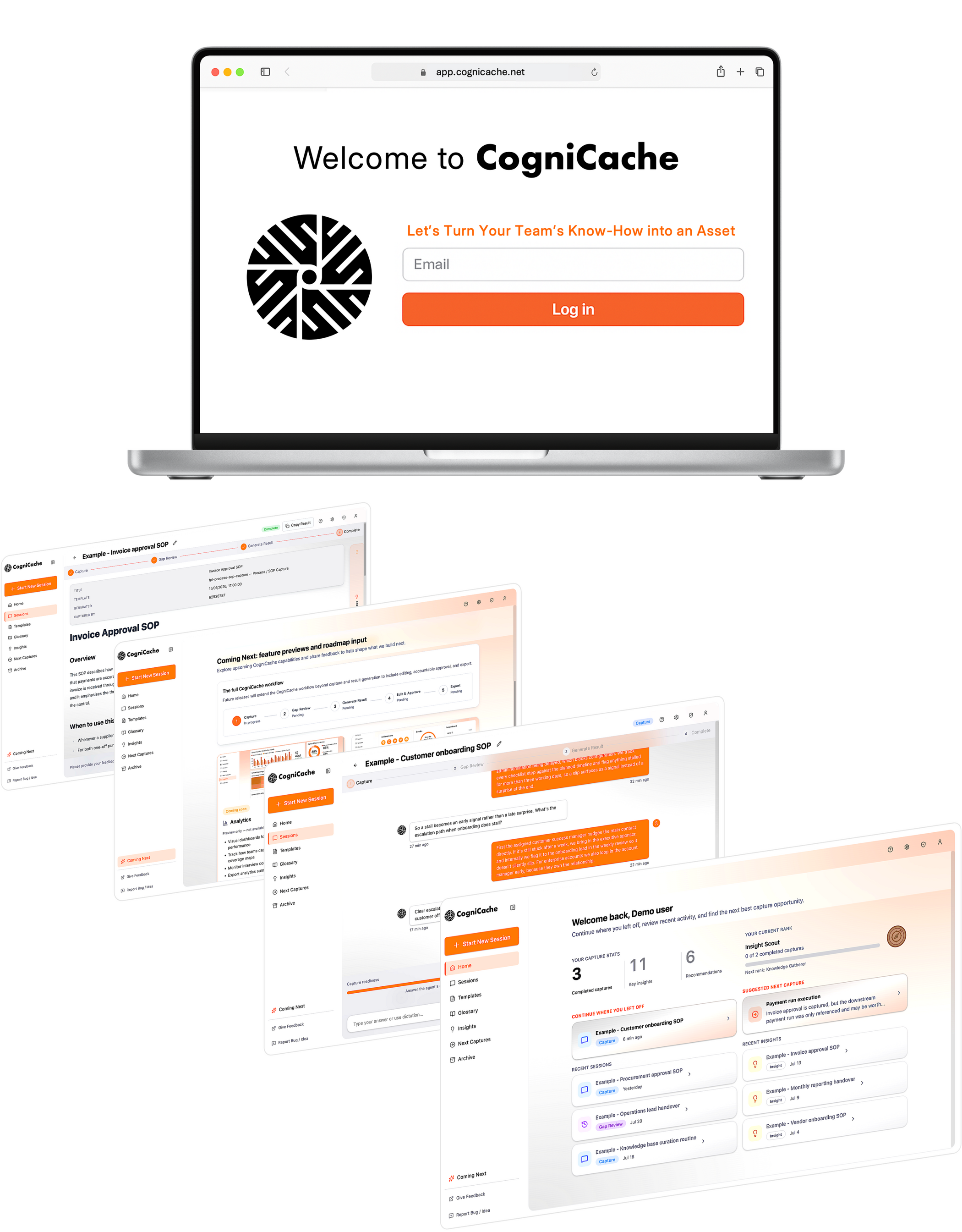 CogniCache ist eine KI-basierte und web-basierte Software für Wissenserfassung und den strukturierten Wissenstransfer in Unternehmen.